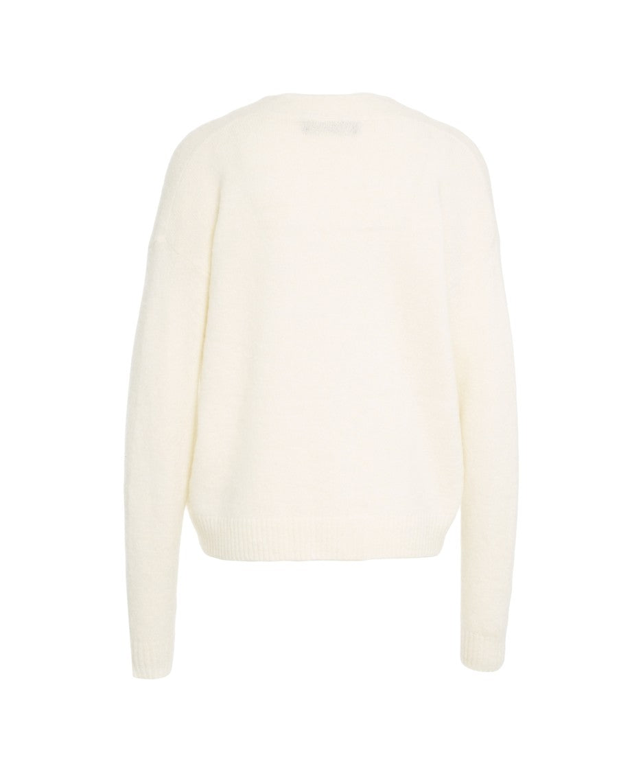 Kaos V-Neck Cardigan With Button-Down Front And Ribbed Cuffs