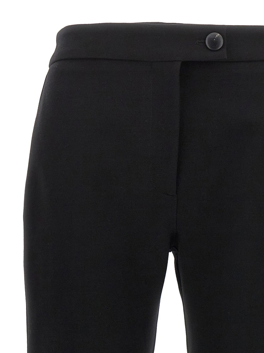 Ferragamo Skinny Leg Stretch Pants With Tailored Design