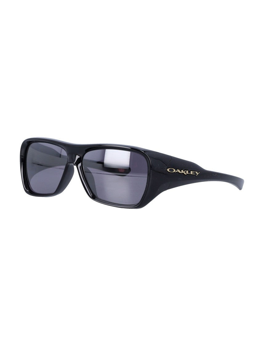 Oakley Chaminade Glossy Black Rectangular Sunglasses