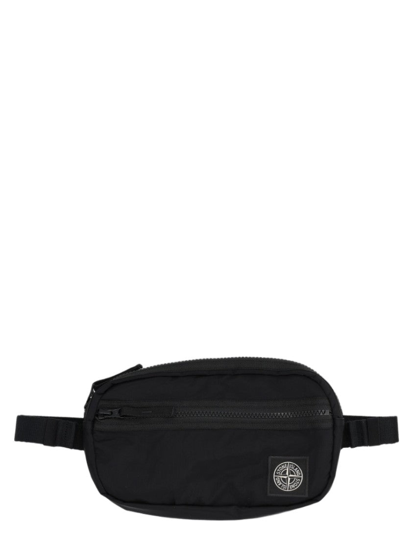Stone Island Metal Compact Rectangular Polyamide Belt Bag