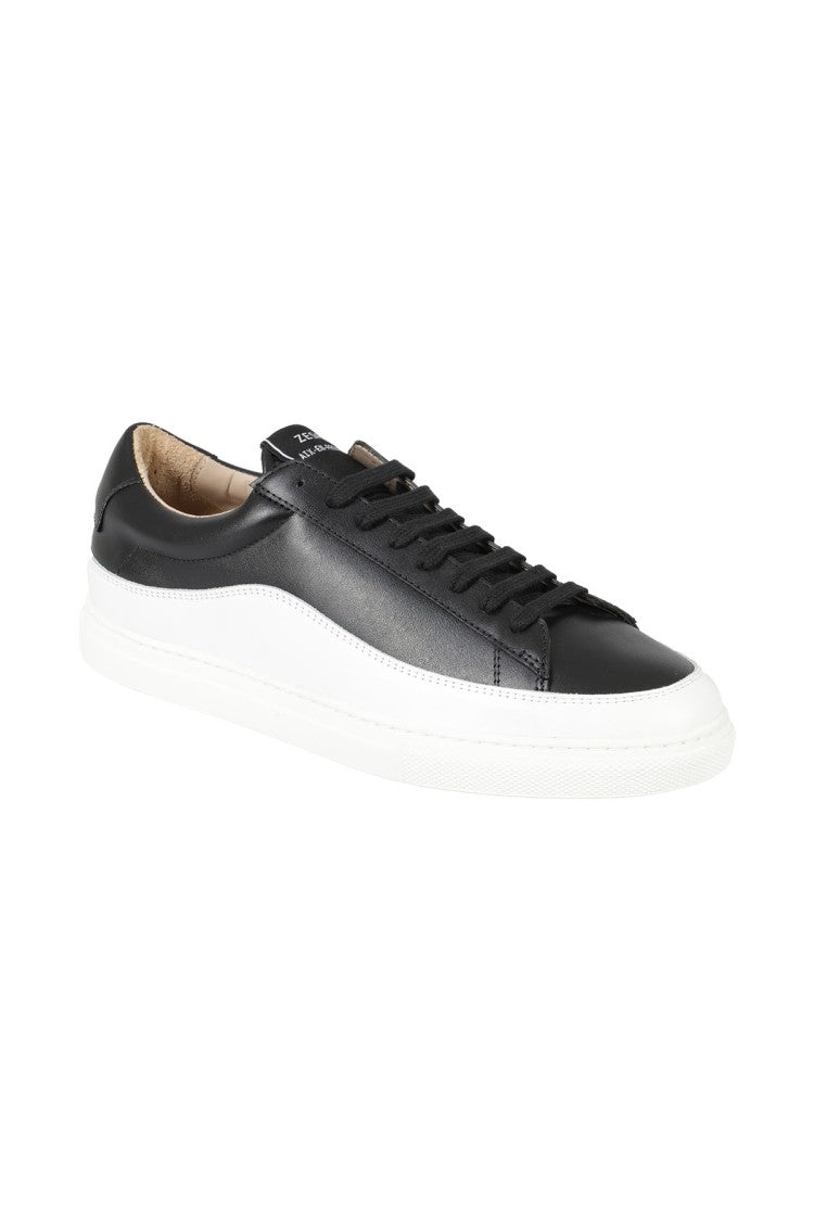 Zespa` Low-Top Sneakers In Two-Tone Nappa Leather