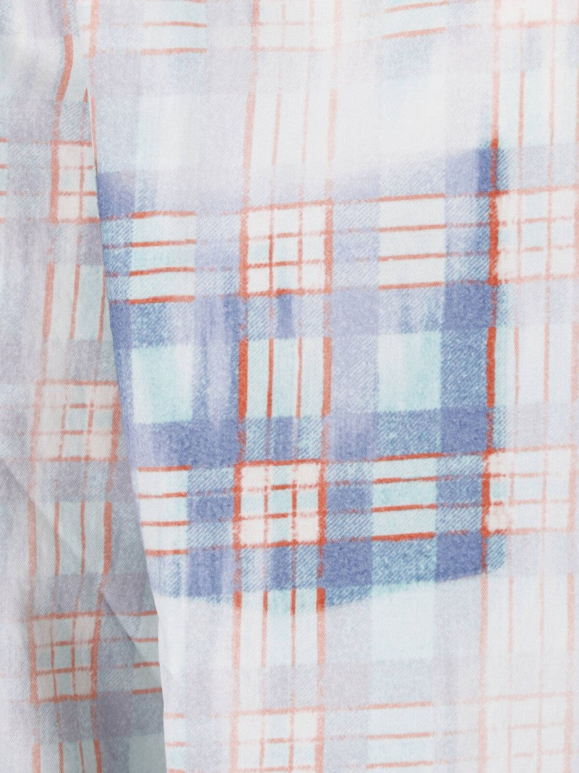 Gallery Dept. Blue Pastel Plaid Relaxed Fit Shirt