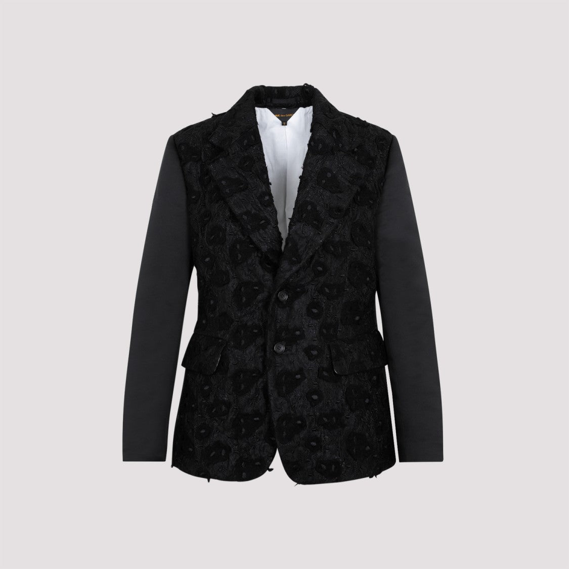 Comme Des Garçons Black Single-Breasted Jacket
