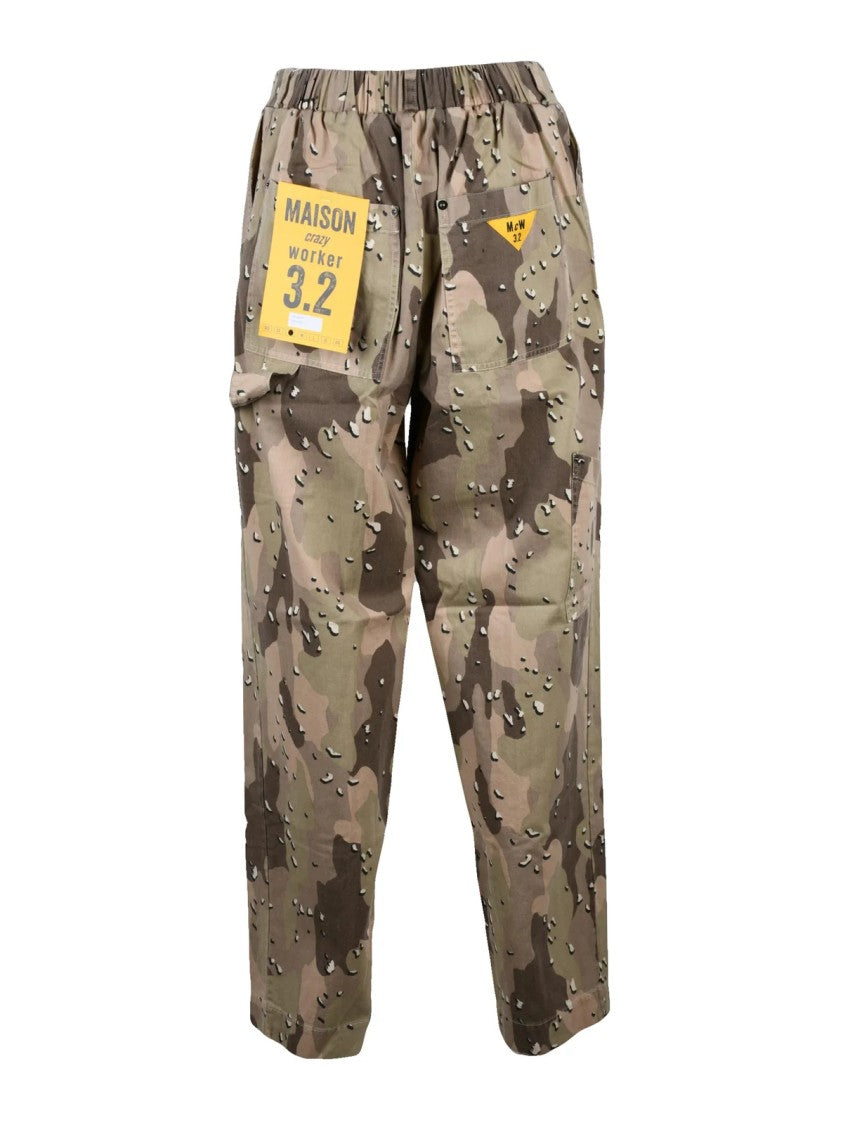 Mcw 3.2 Cropped Utility Pants With Subtle Dot Texture