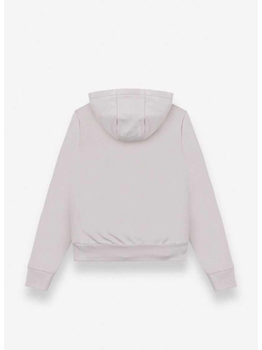 Colmar Originals Pale Neutral Zip-Up Hoodie With Ribbed Details