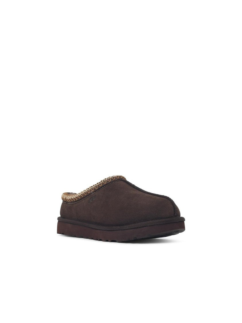 Ugg Dusted Cocoa Tasman Ii Plush Lined Suede Loafers