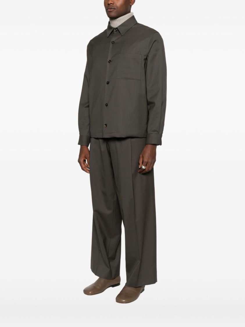 Be Able Boxy Brown Jacket With Classic Collar