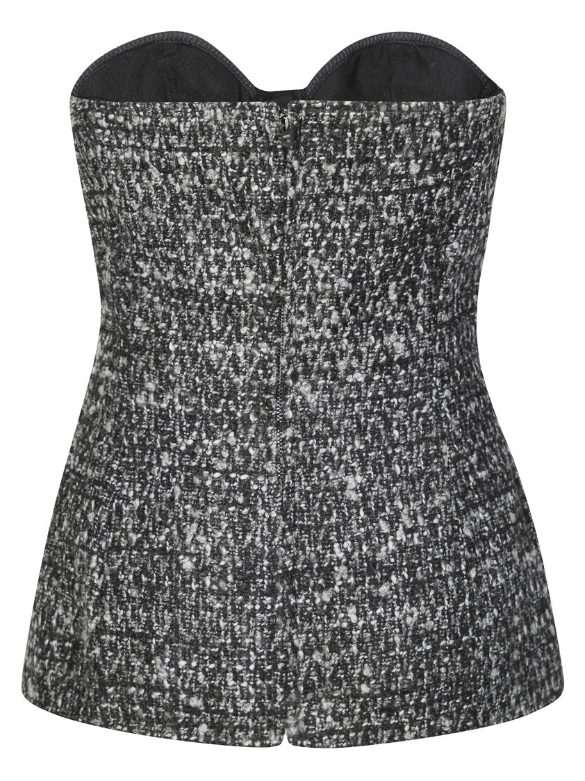 Diesel Sleeveless Fitted Top With Scoop Neckline