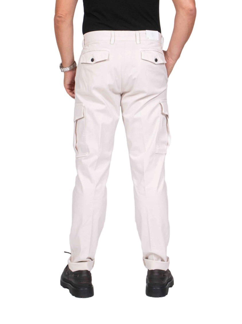 Eleventy Straight-Leg Flap-Pocket Cargo Pants