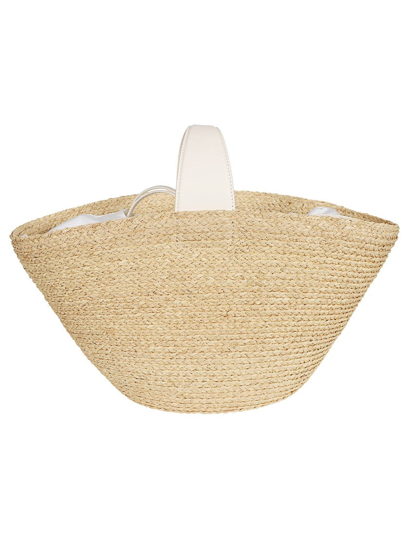 Roger Vivier Structured Raffia Bag With Crystal-Embellished Buckle