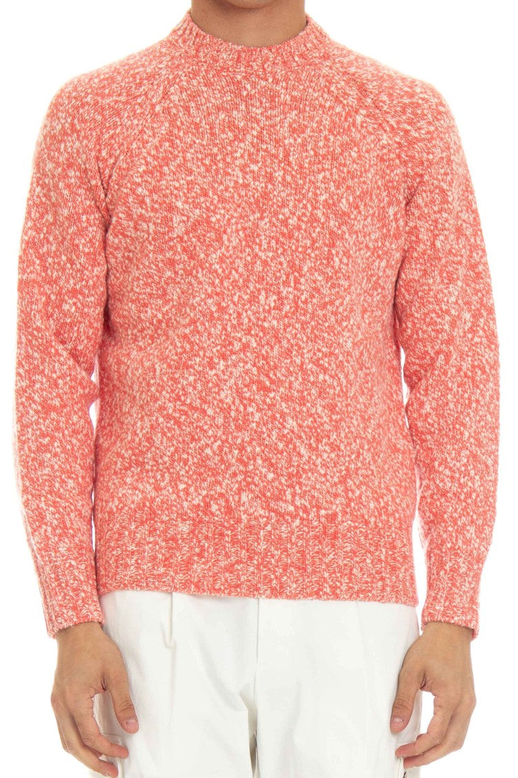 Drumohr Moulinè Wool Crewneck Sweater