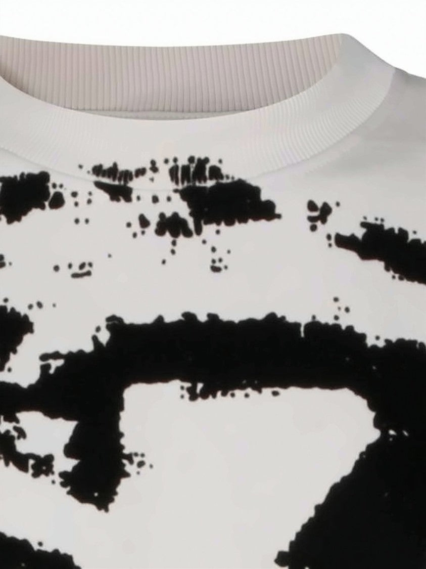 Diesel Long-Sleeve Tee With Abstract Graphic