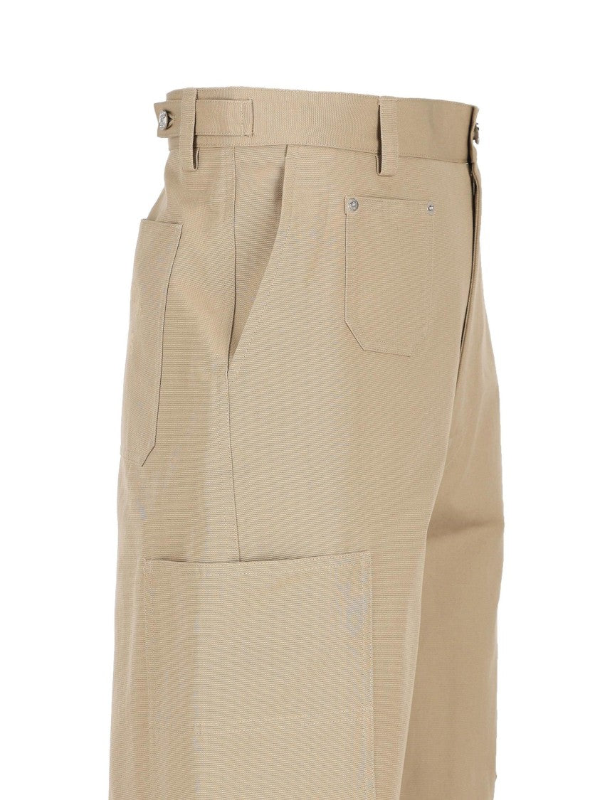 Givenchy Wide-Leg Cargo Trousers With Multiple Patch Pockets