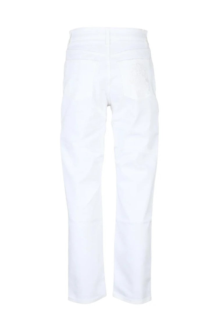 Dolce & Gabbana High Waist Jeans - White
