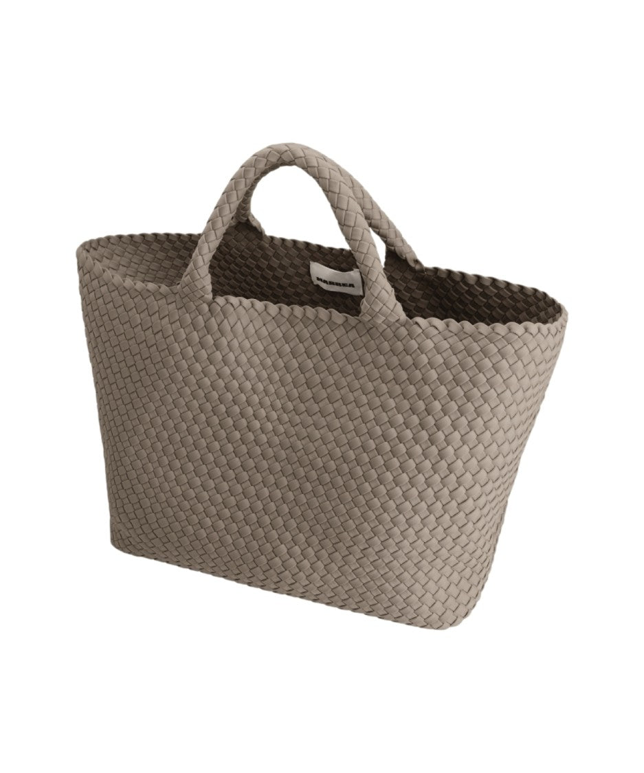 Marrea Woven Neoprene Shopper Bag With Secure Drawstring Closure