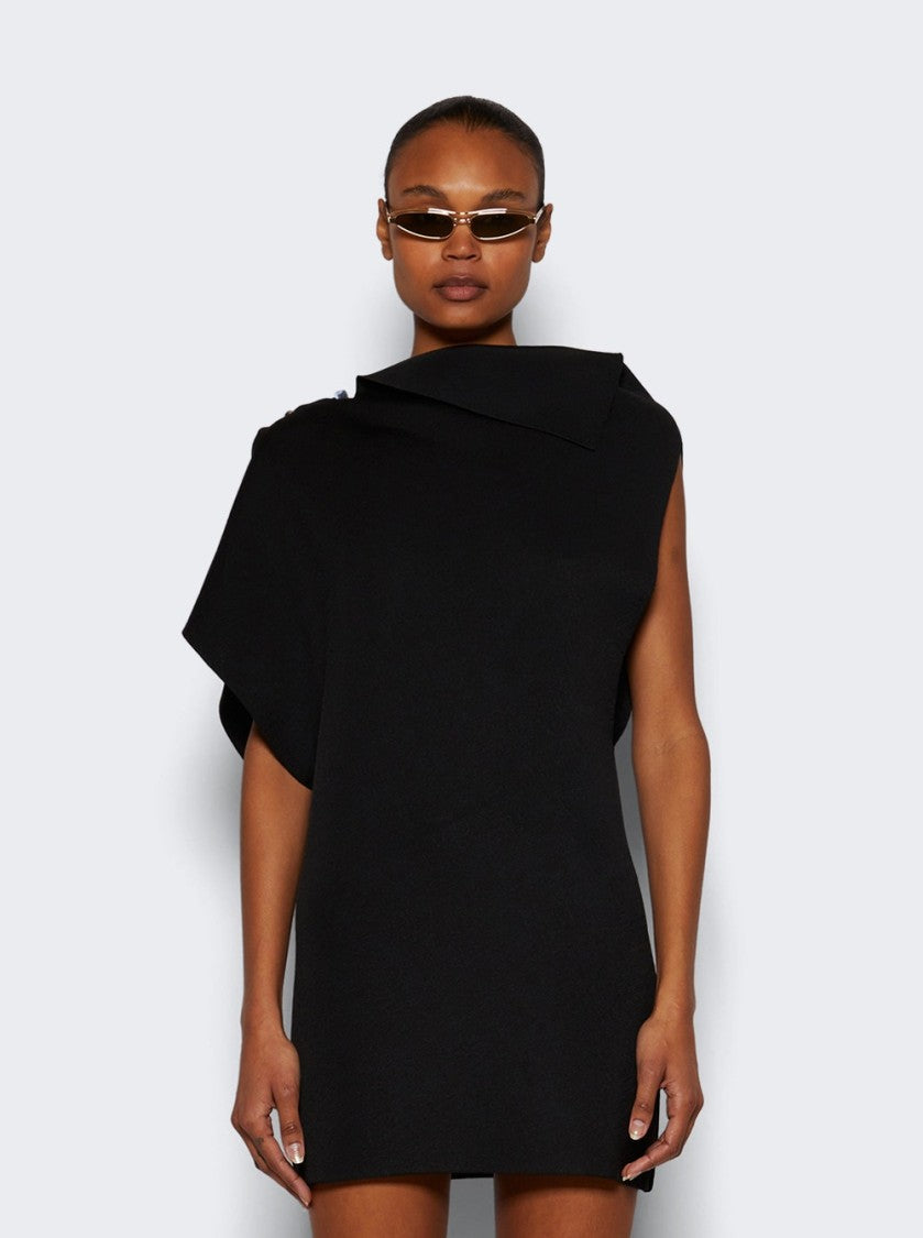 Jacquemus La Mini Robe Trapeze Black