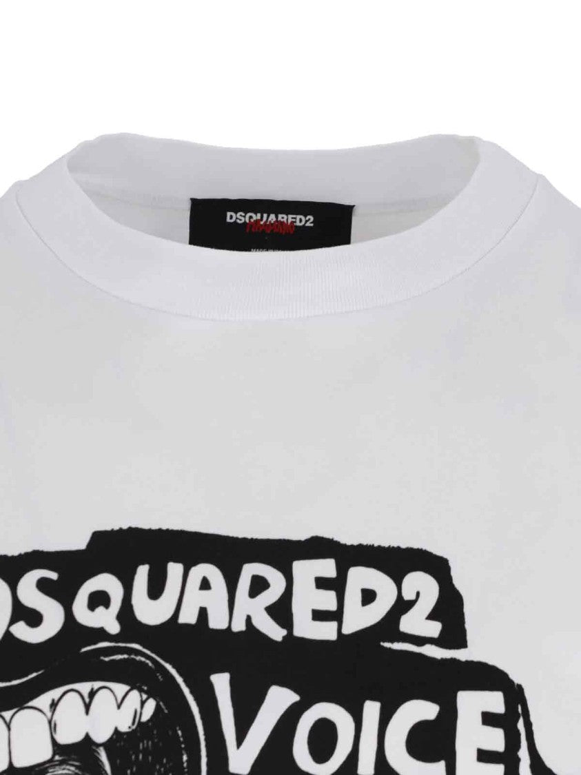 Dsquared2 Voice Yourself T-Shirt – White