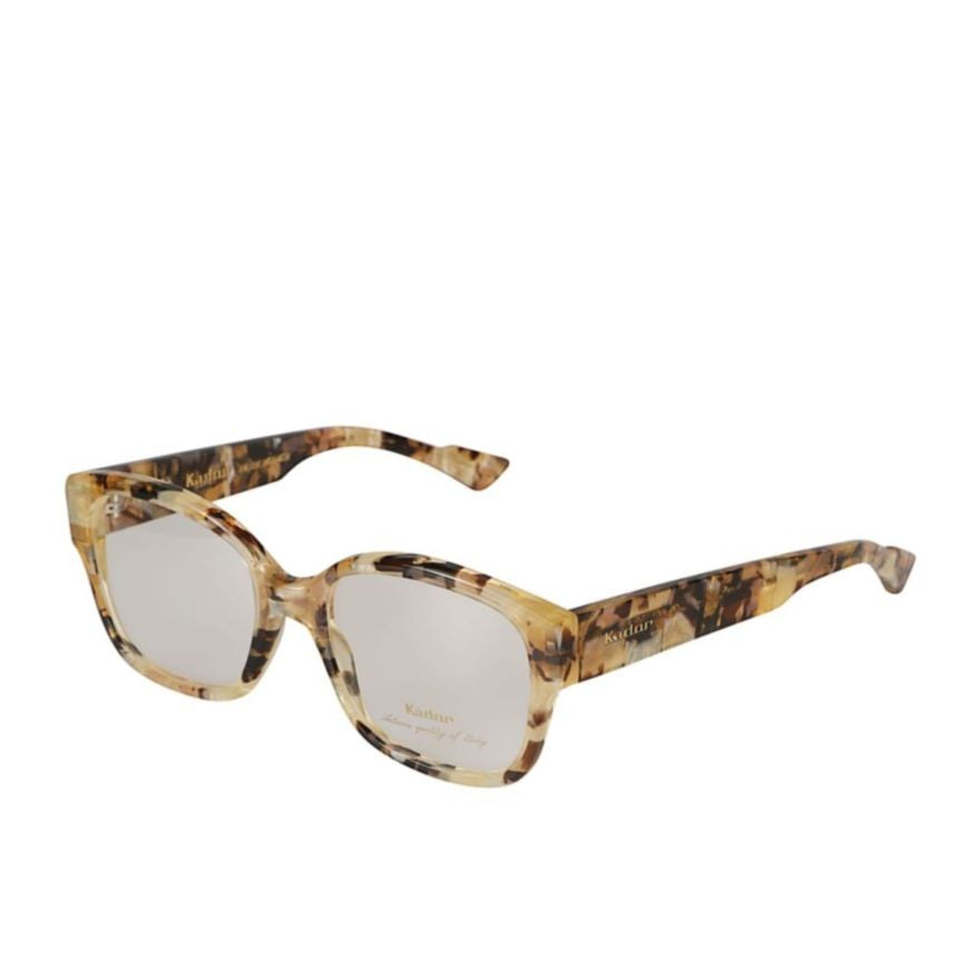 Kador Tortoiseshell Toska Glossy Square Eyeglasses