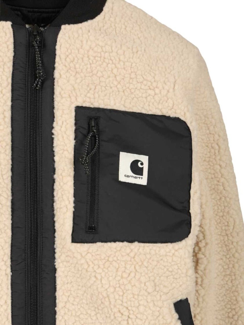 Carhartt Wip Boxy Logo Pile Zip-Up Jacket