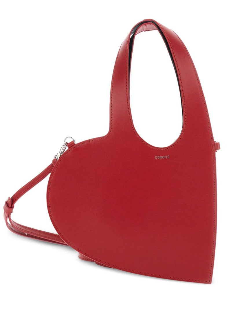 Coperni Mini Heart Tote Bag With Structured Handles