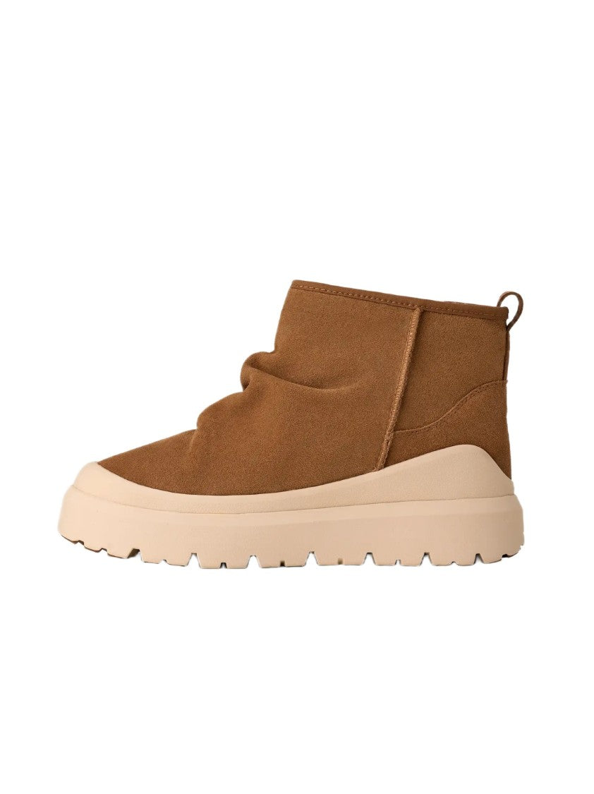 Ugg Relaxed Suede Mini Boot With Plush Lining
