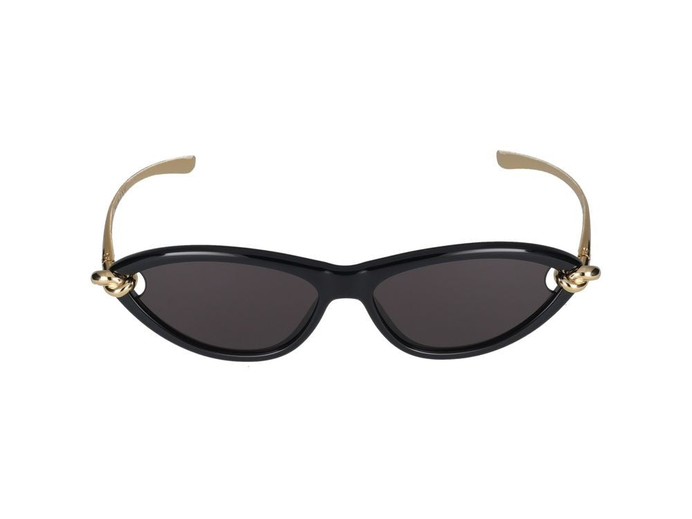 Bottega Veneta Sunglasses Bv1390s 001 Black Gold Grey 56/14/145