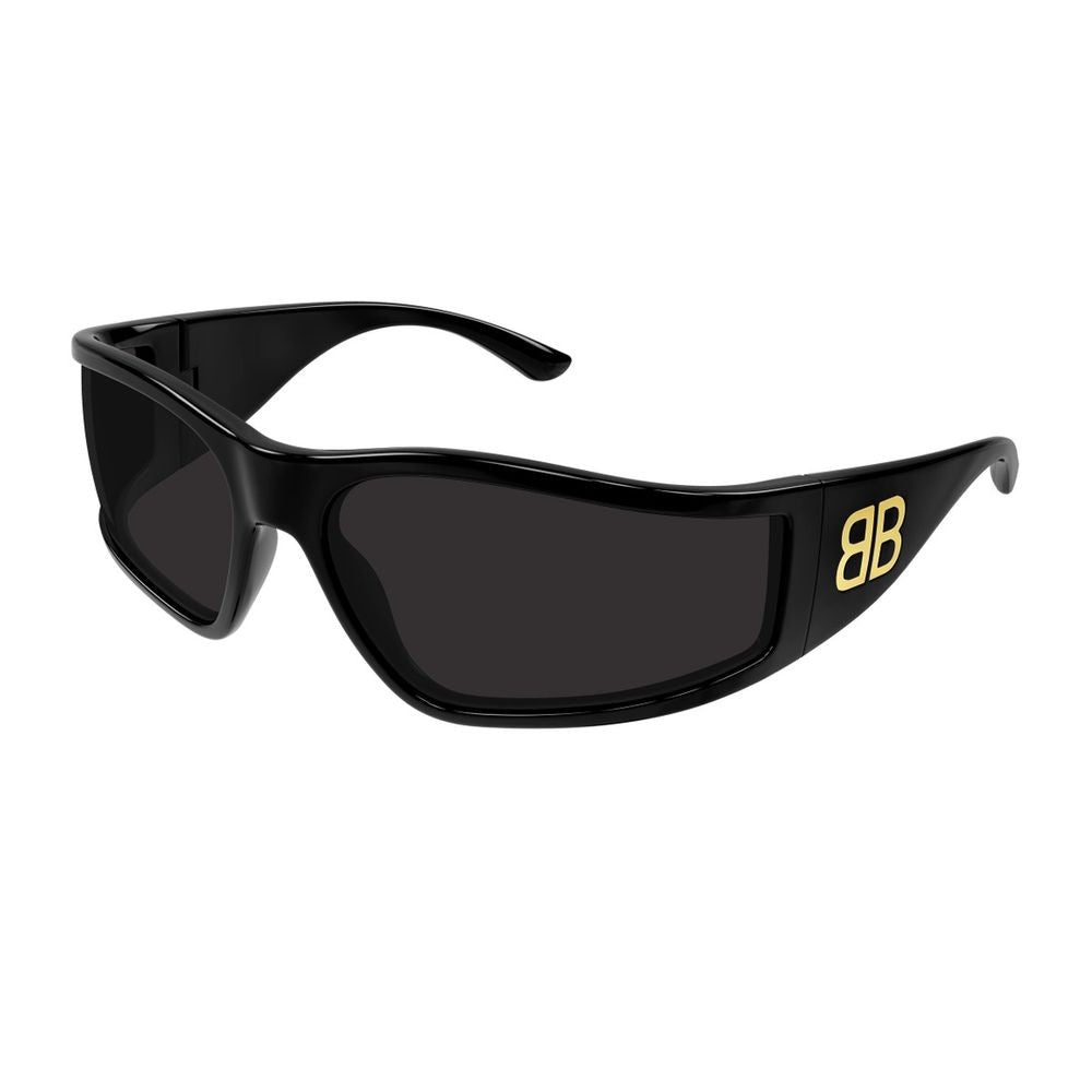 Balenciaga Bb0457s Linea Extreme Rectangular D-Frame Sunglasses