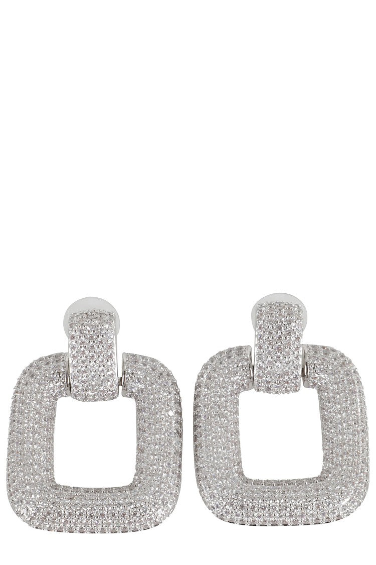 Self-Portrait Crystal Knocker Earrings