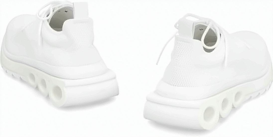Salvatore Ferragamo Sole Sneakers With Knit Upper