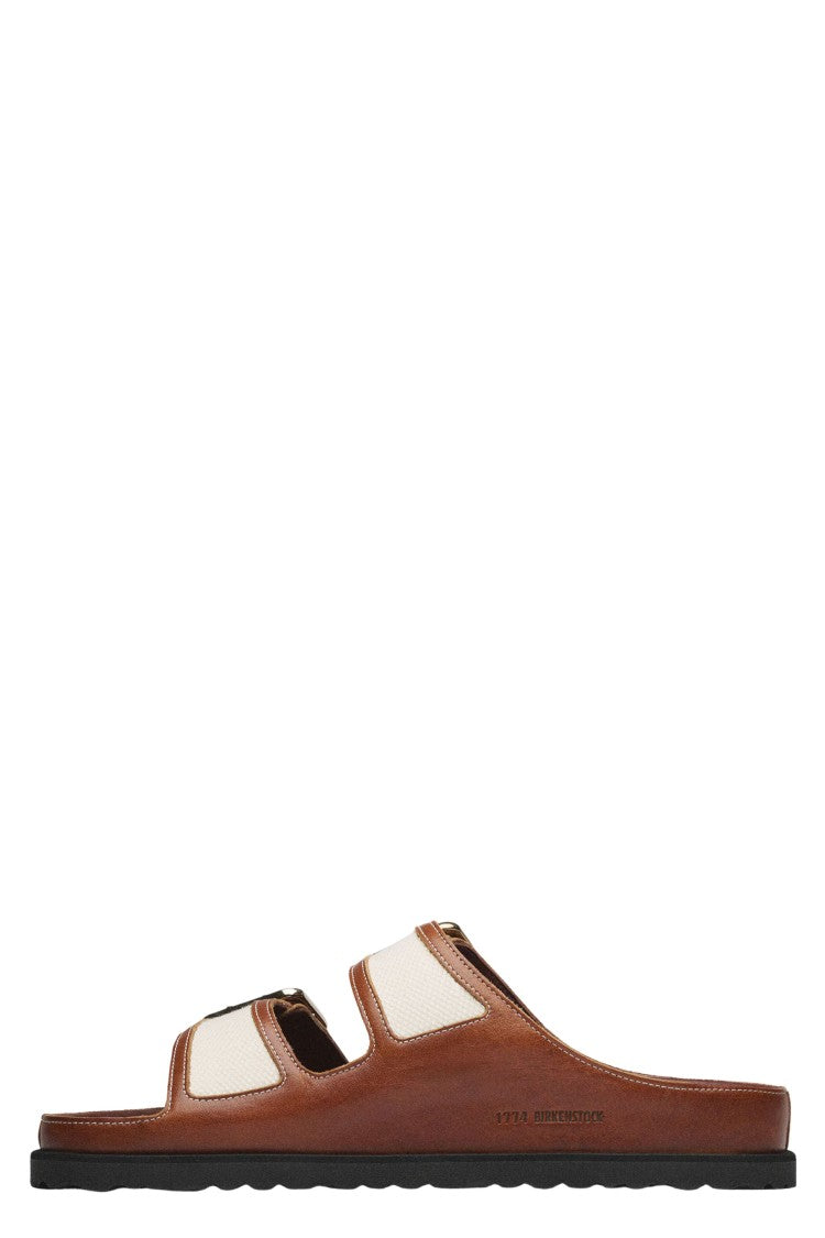 Birkenstock Cinnamon Arizona Bold Anatomical Footbed Slide Sandals