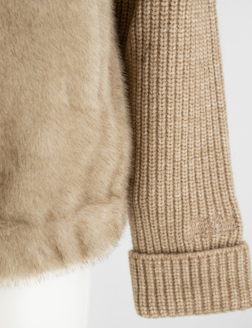 Mc2 Saint Barth Faux Fur Jacket