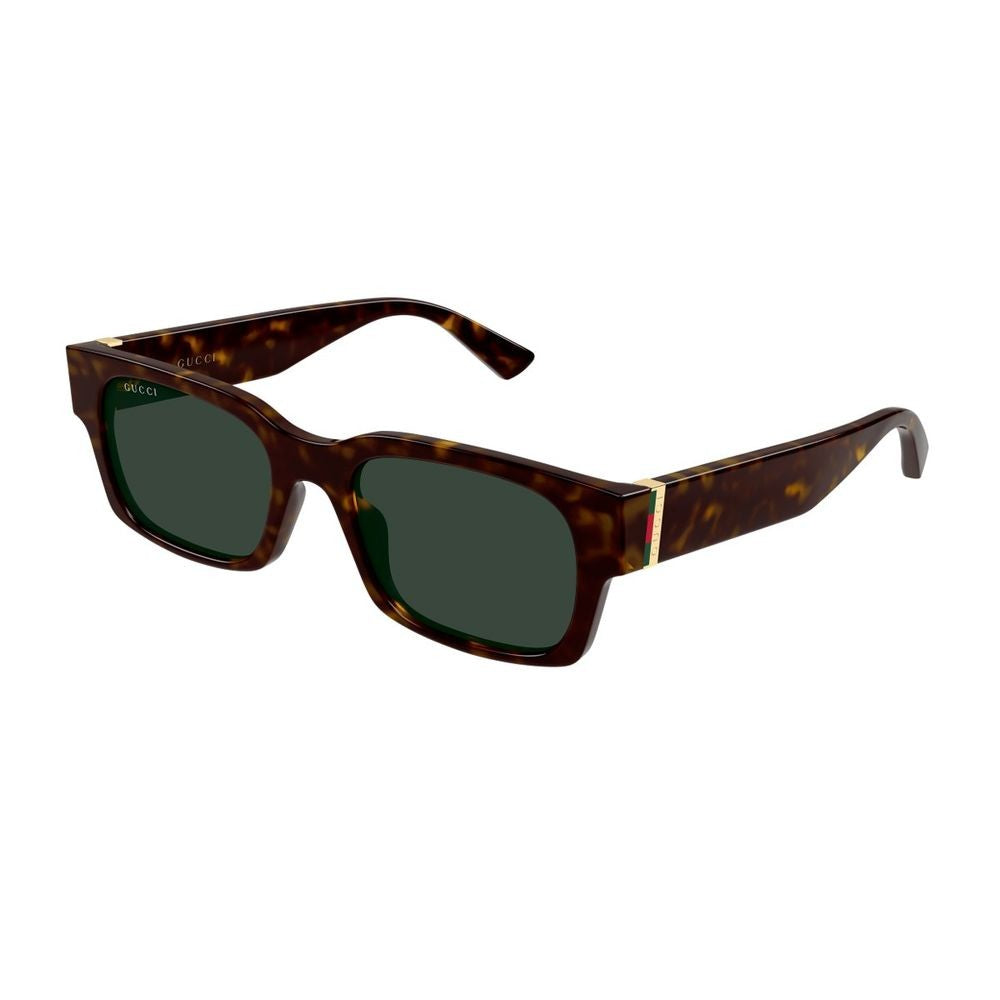 Gucci Wide Rectangular Sunglasses With Iconic Web Detail Gg2084s Linea Sign