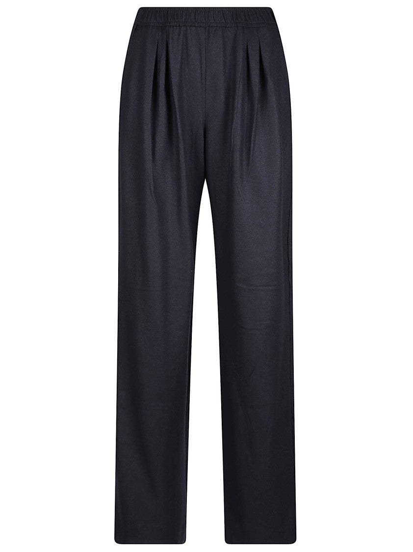 Pinko Wide-Leg Pants With Relaxed Silhouette And Pleated Front