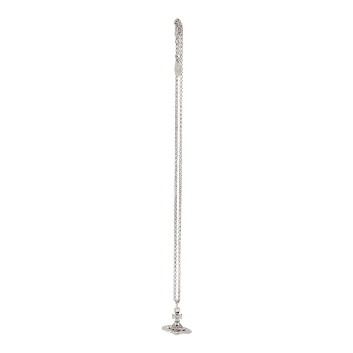 Vivienne Westwood Silver-Tone Necklace With Stylized Orb Pendant