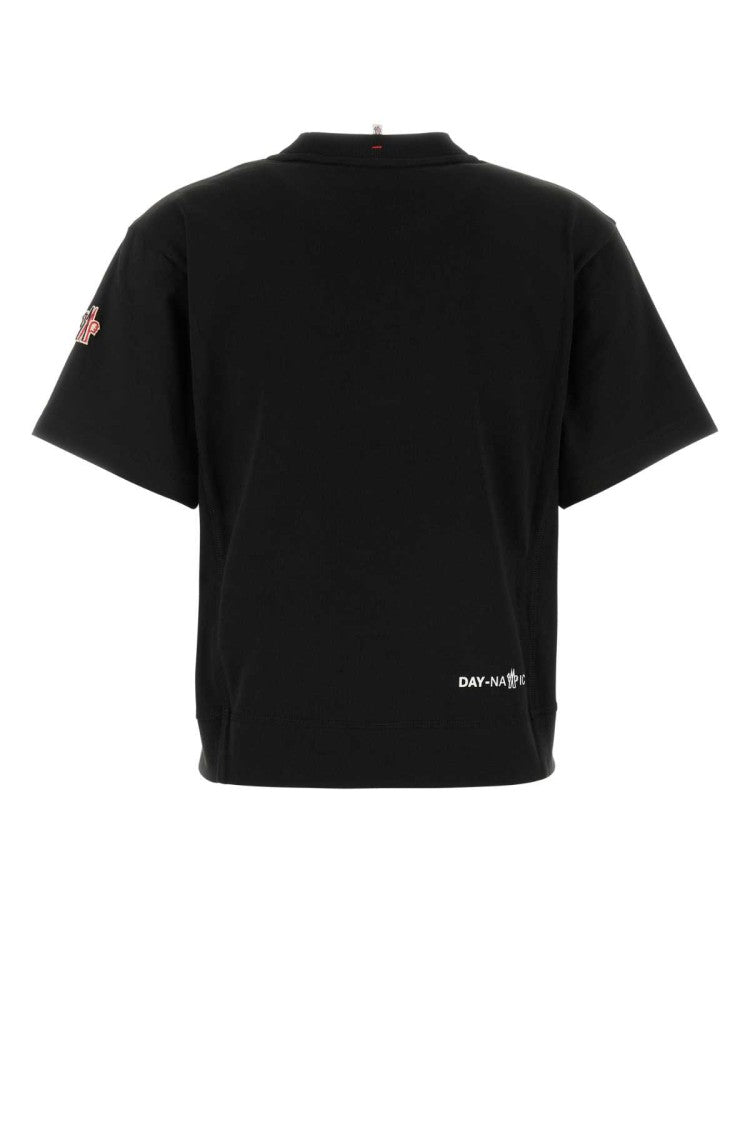Moncler Grenoble Black Cotton T-Shirt