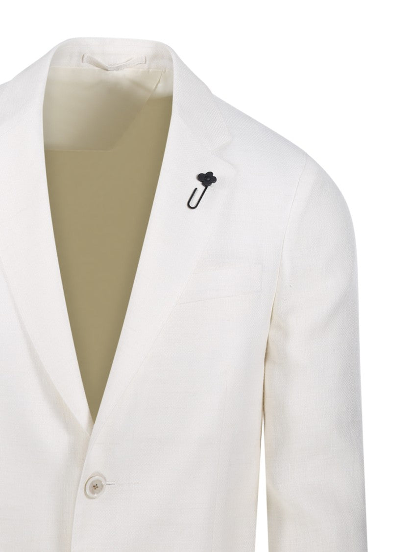 Lardini Single-Breasted Tailored Blazer