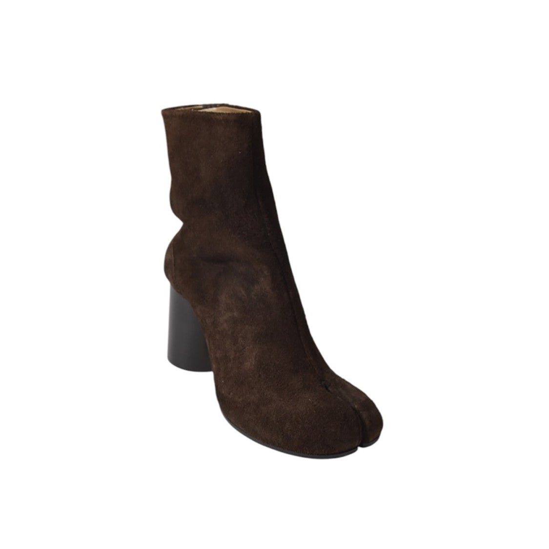 Maison Margiela Brown Suede Tabi Ankle Boots