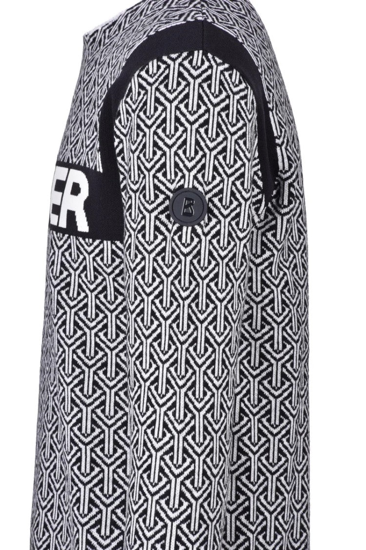 Bogner Crewneck Sweater - Black/White