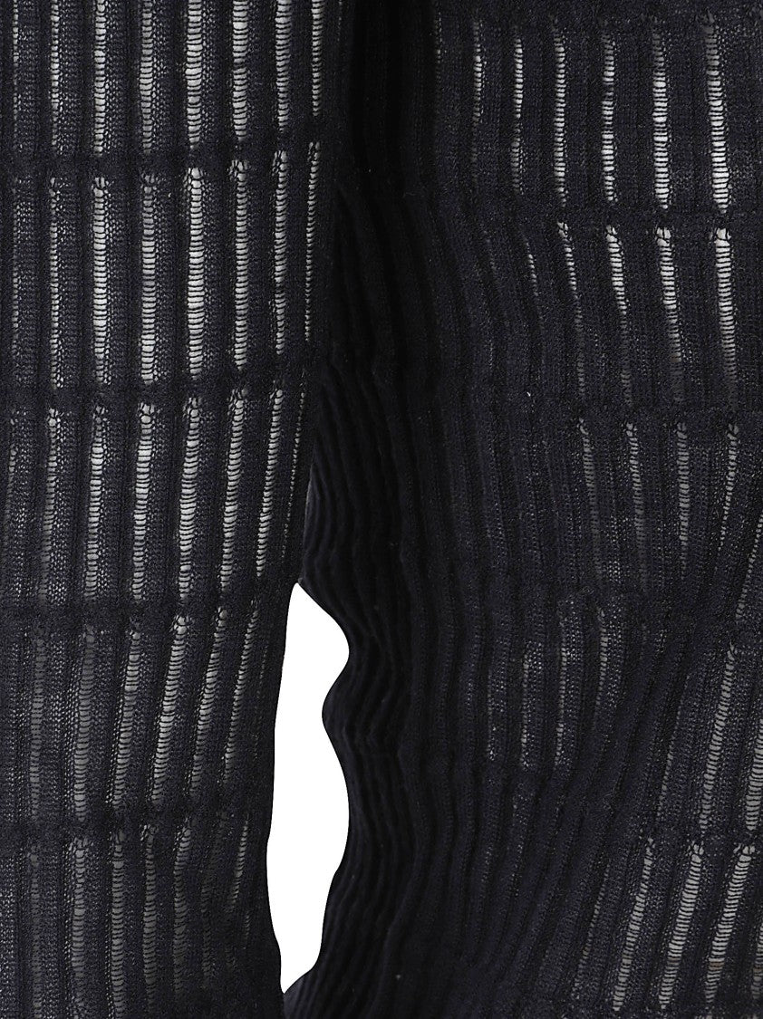 Max Mara Slim Fit Ribbed Knit Top