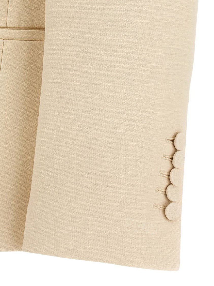 Fendi Cropped Double-Breasted Jacket
