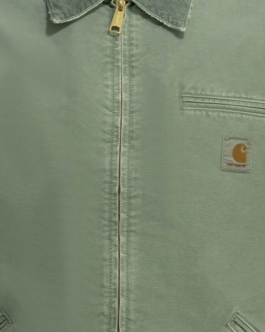 Carhartt Wip Shady Green Og Detroit Velvet Collar Jacket