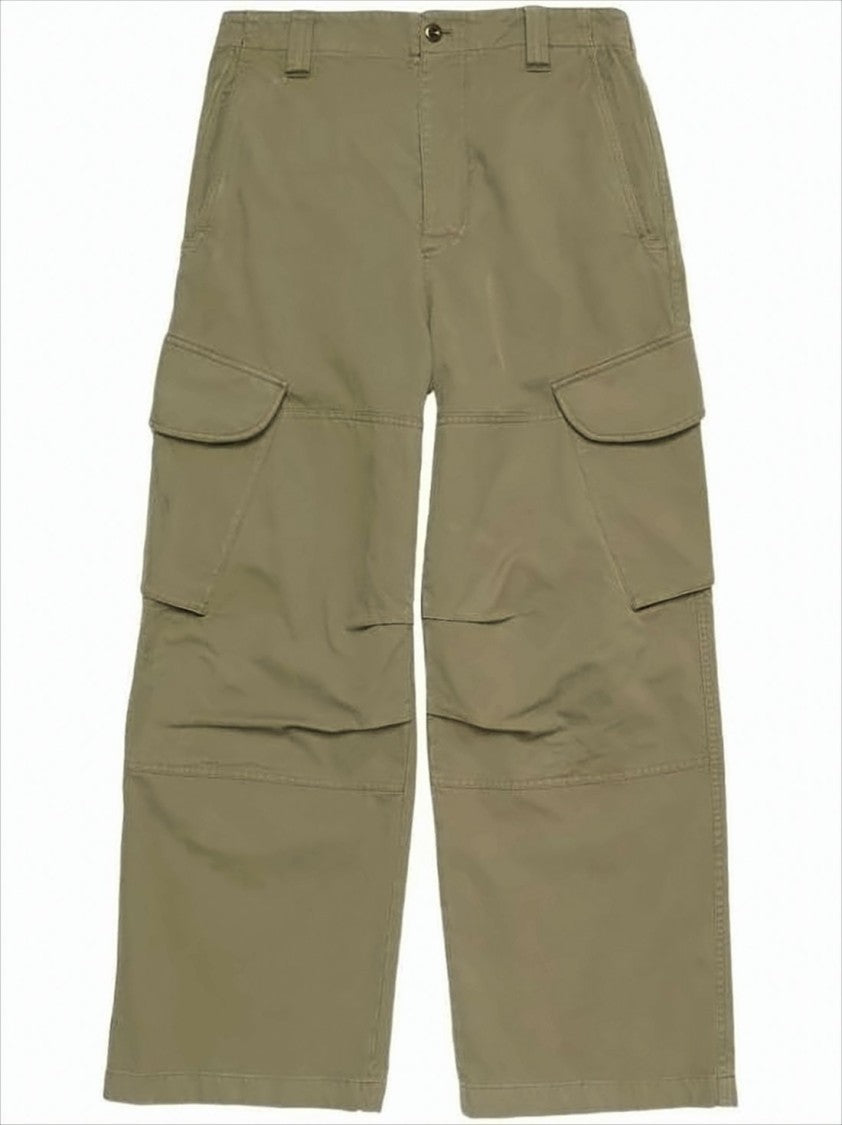 Acne Studios Utility-Inspired Straight Pants With Flap Pockets