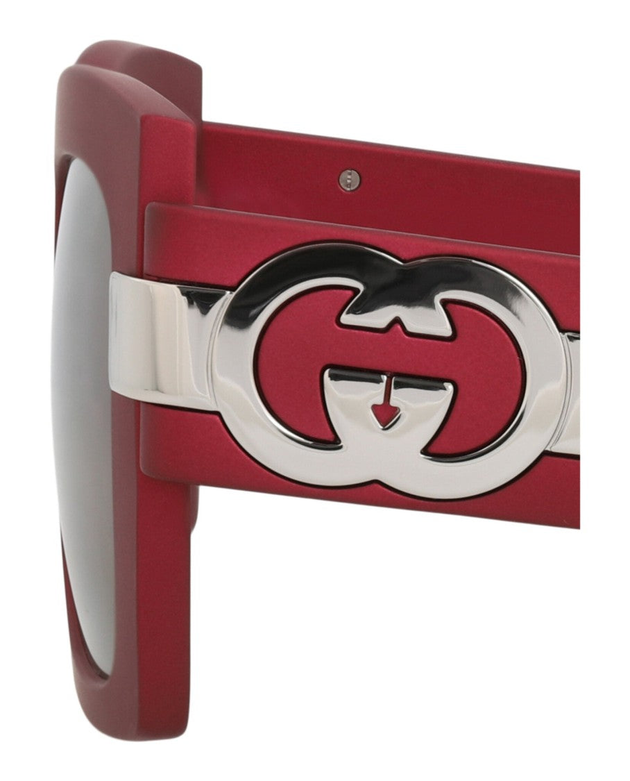 Gucci Square-Frame Injection Sunglasses
