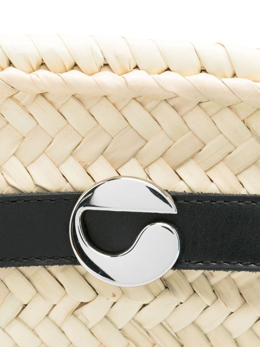 Coperni Woven Design Handbag With Dual Flat Top Handles
