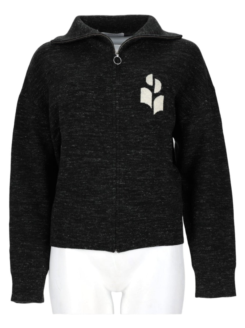 Isabel Marant Étoile Relaxed Fit Zip-Up Viscose-Blend Sweatshirt