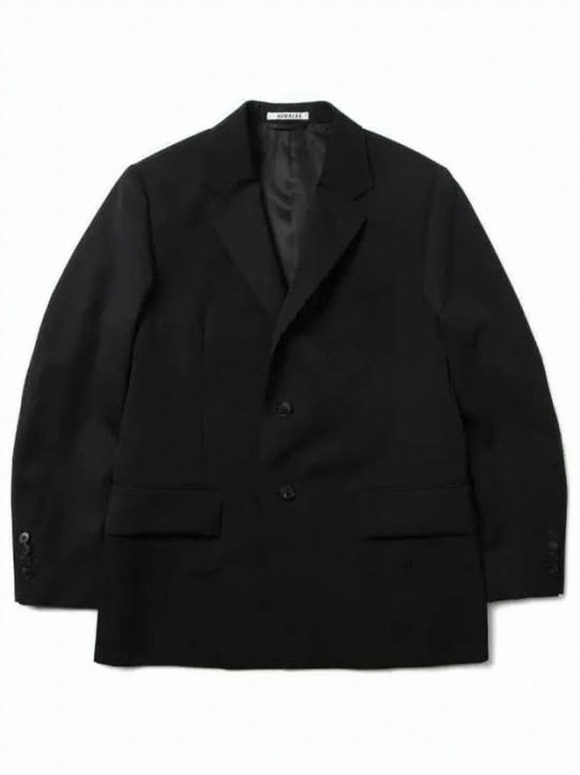 Auralee Structured Notched Lapel Blazer