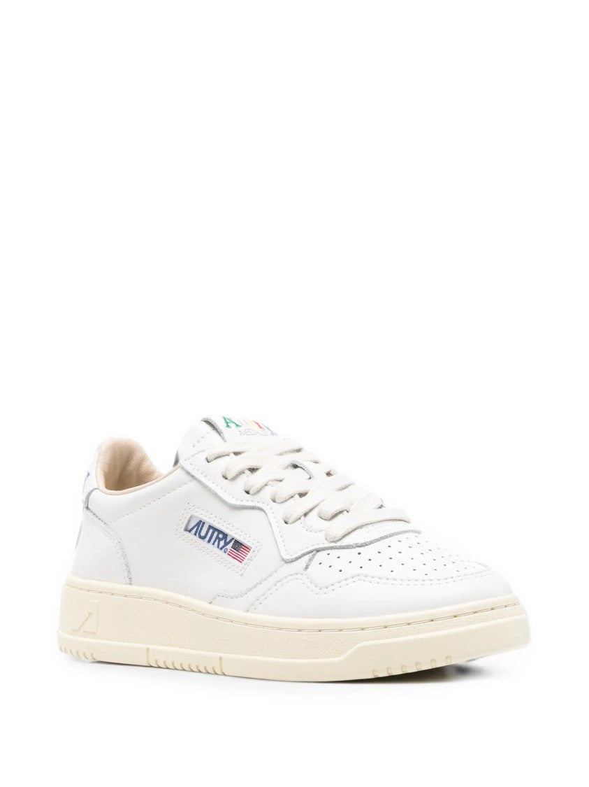 Autry Medalist Low Perforated Leather Sneakers