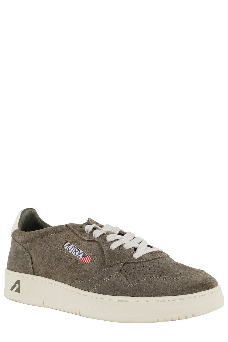 Autry Medalist Low-Top Sneakers With Suede Upper