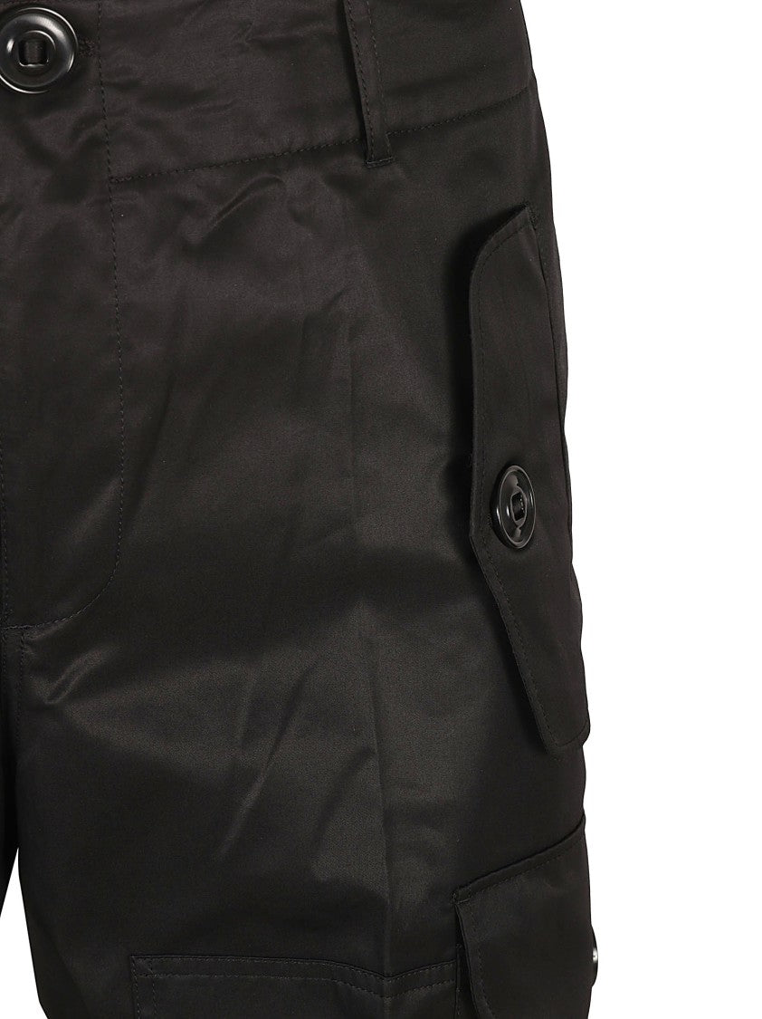 Alexander Mcqueen Tailored Black Trousers With Classic Waistband