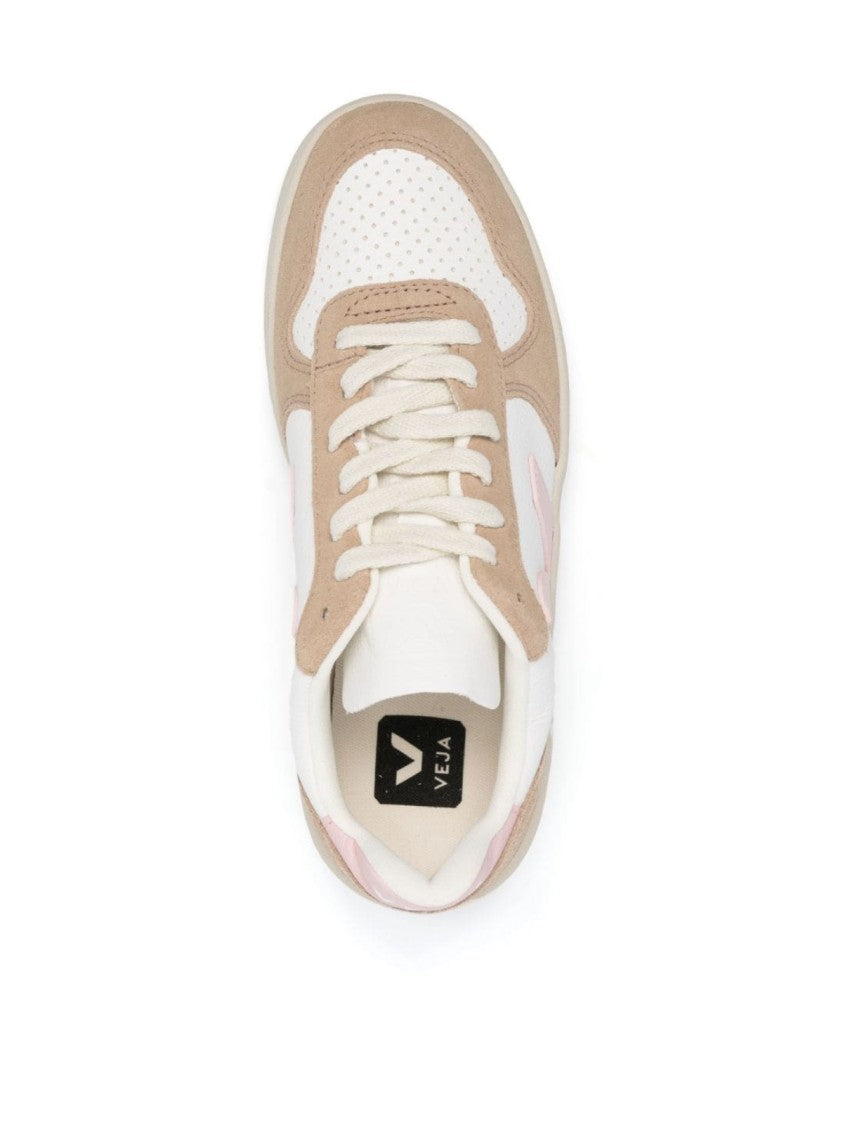 Veja V-10 Chromefree Leather Sneakers